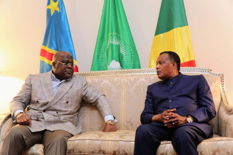 Coopération Félix Tshisekedi est arrivé à Oyo au Congo Brazzaville