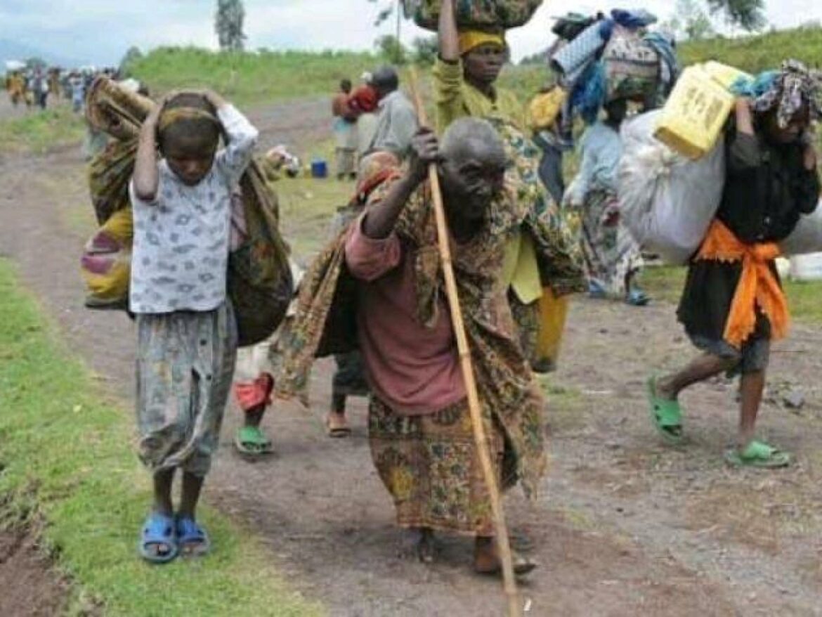 civils fuyant les affres de la rébellion